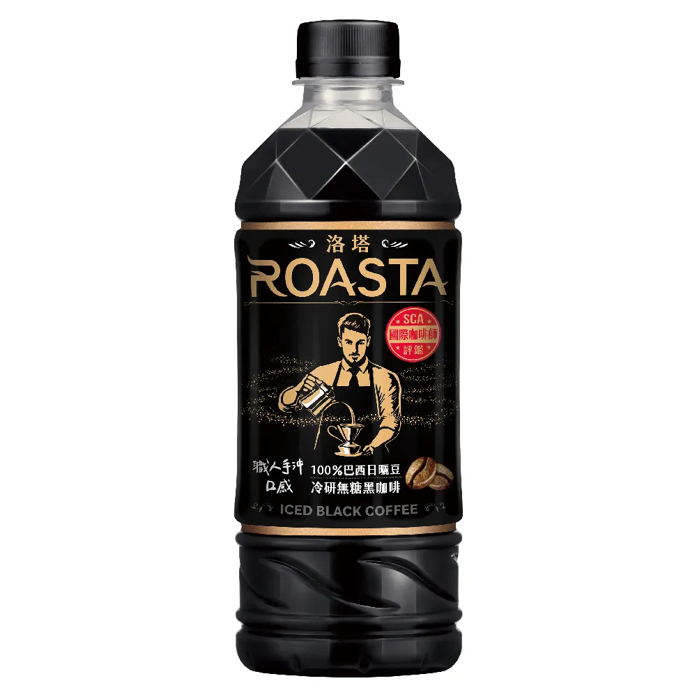 【ROASTA 洛塔咖啡】冷研無糖黑咖啡455mlx24入/箱(官方直營)
