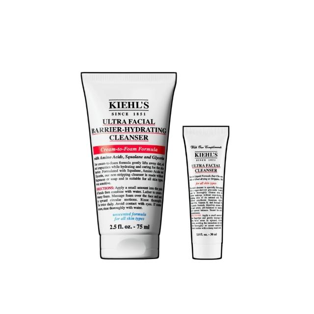 【Kiehl’s 契爾氏】官方直營 舒敏修復B5潔面乳75ml(Kiehl’s/新品上市/洗面乳/保濕)