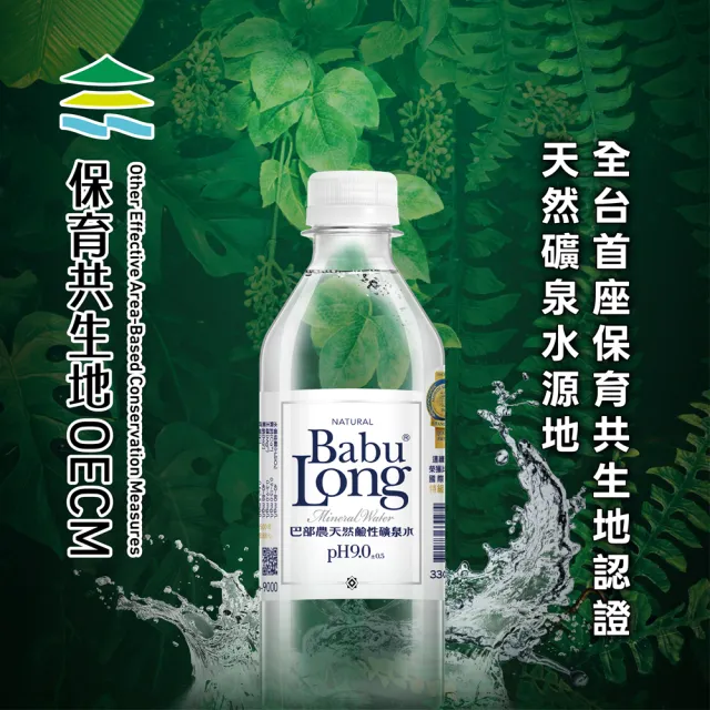 【巴部農】天然鹼性礦泉水1250mlx12入/箱(原生pH9.0 非電解 無添加)