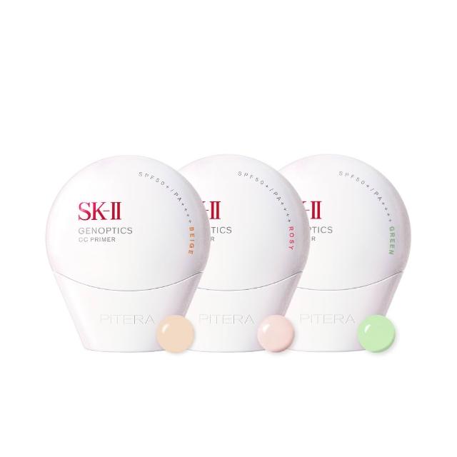 【SK-II】官方直營 光蘊輕透CC霜30g(自然膚或玫瑰粉或校色綠/防曬小白球/SPF50+)