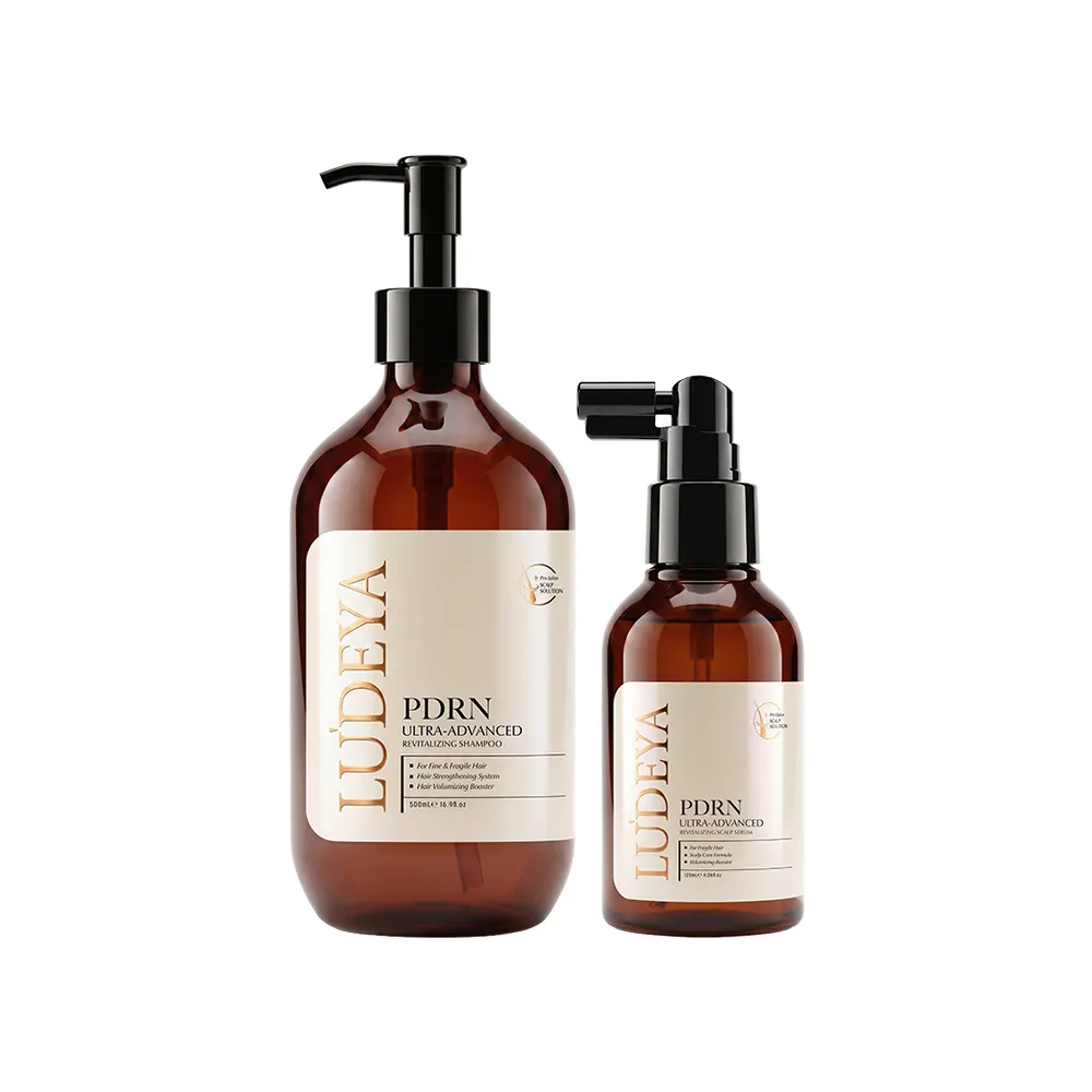 【LUDEYA】超輕盈PDRN髮肌養護組 (芯生能量髮浴500ml+PDRN蘊活頭皮精華120ml)
