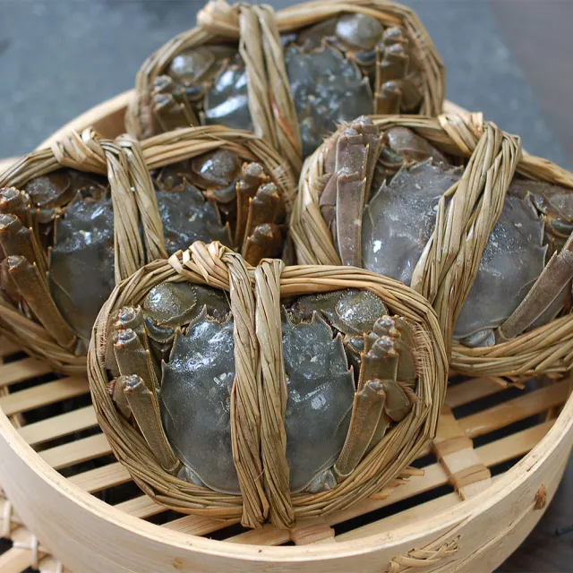 【優鮮配】母4兩上大閘蟹 8隻/贈工具組/江南大閘蟹