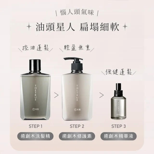 【THE TRUE 本真】沙龍香氛養髮洗髮精/護髮素800ml (官方直營 涼感 控油 蓬鬆 保水 柔順 修護 香水洗髮精)