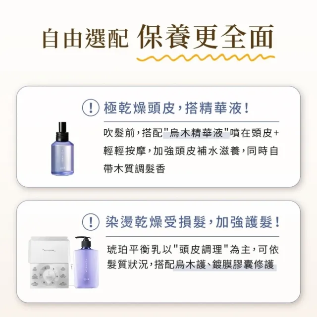 【THE TRUE 本真】琥珀洗髮精800ml+頭皮平衡乳800ml (官方直營 敏弱 舒緩 修護 溫和 鎮靜護理 敏感性頭皮)