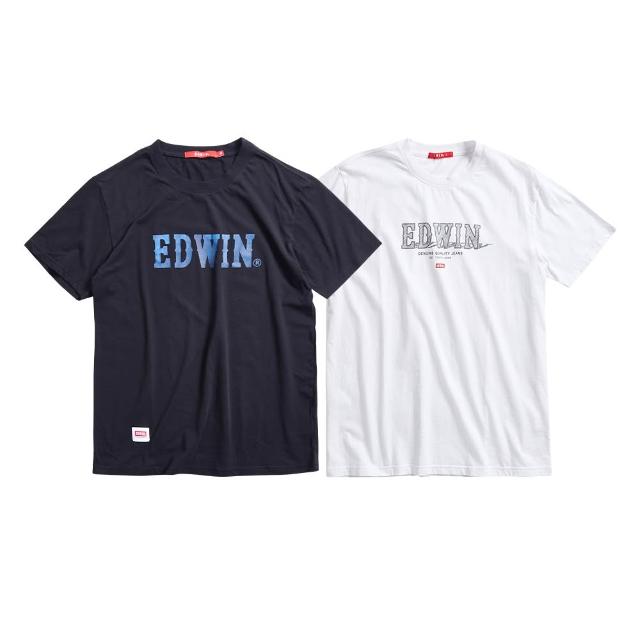 【EDWIN】男裝 精選基本LOGO短袖T恤 (共8款)
