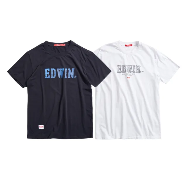 【EDWIN】男裝 精選基本LOGO短袖T恤 (共8款)