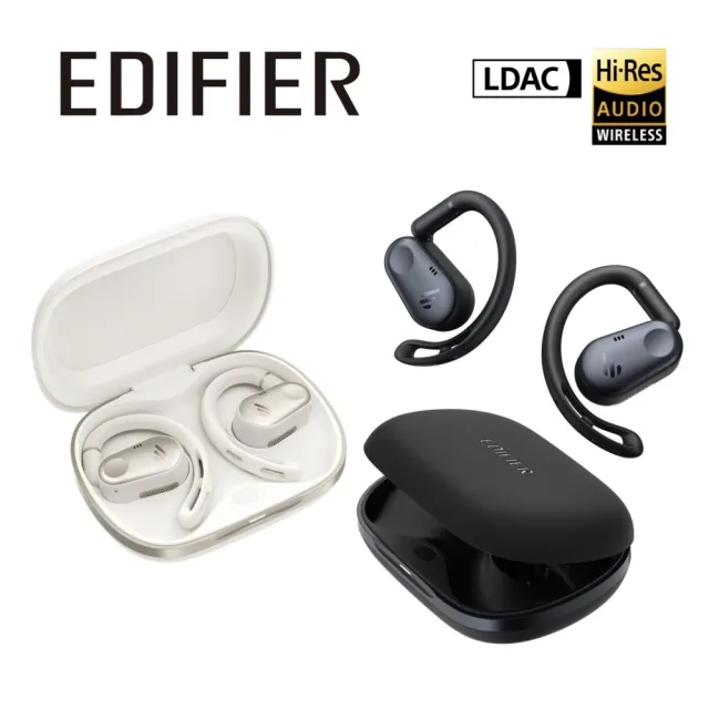 【EDIFIER】Comfo Flex 開放式耳掛藍牙耳機（IP55 防塵防水｜LDAC 高音質解碼｜AI 通話降噪）