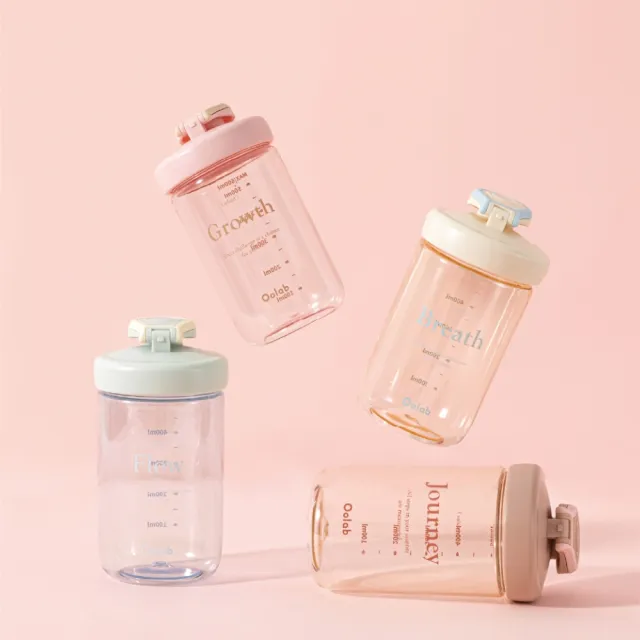 【Oolab 良杯製所】律動蛋白搖搖杯 500ml(防漏/乳清蛋白/搖搖杯/多色任選/攪拌球)