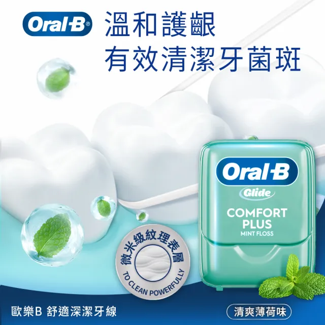 【Oral-B 歐樂B】舒適深潔牙線/ 深層潔淨牙線 任選 40公尺 x 12入