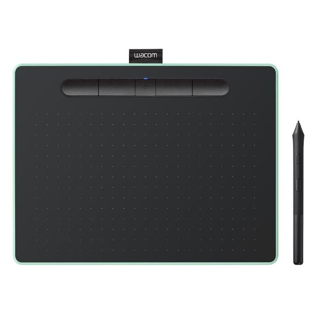 【Wacom】Intuos Comfort Plus Medium 藍牙繪圖板-開心果綠(CTL-6100WL/E0-C)