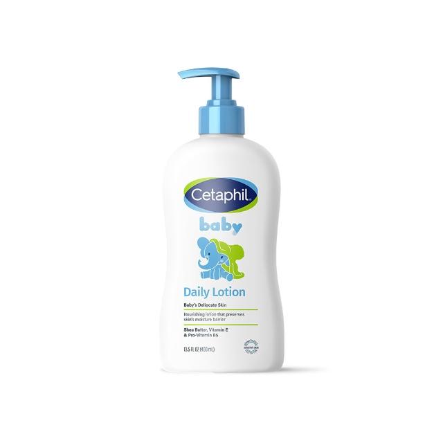 【Cetaphil 舒特膚】官方直營 baby溫和潤膚乳 400ml(嬰兒乳液/臉部身體適用)