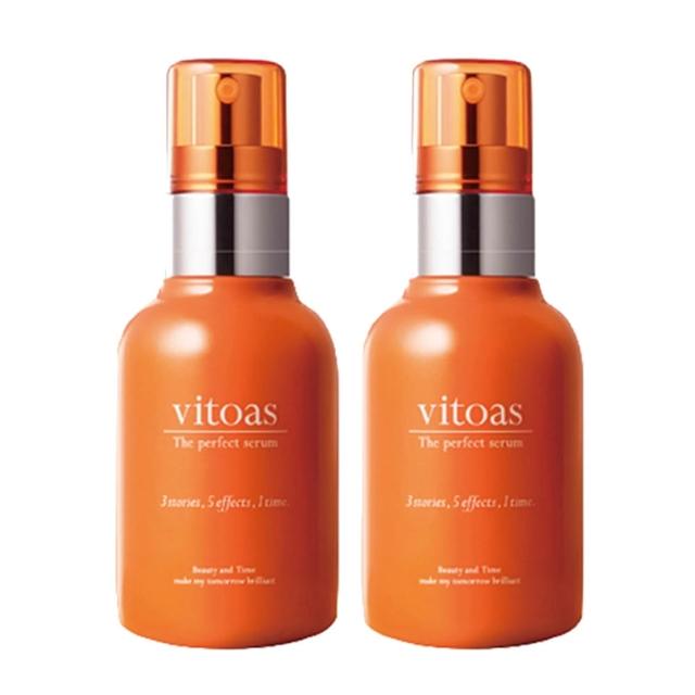 【Suntory 三得利】vitoas蜜得絲多效極妍鎖濕菁華120ml*2