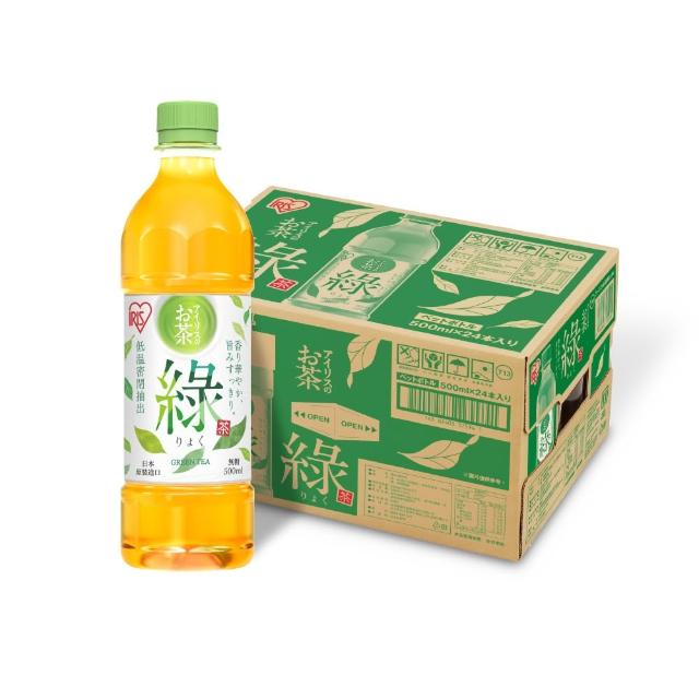 【IRIS】RYOKU綠綠茶2箱(500mlx48入) (日本境內版/官方直營/日本進口/日本茶葉/綠茶/茶葉/日本茶/即飲茶)