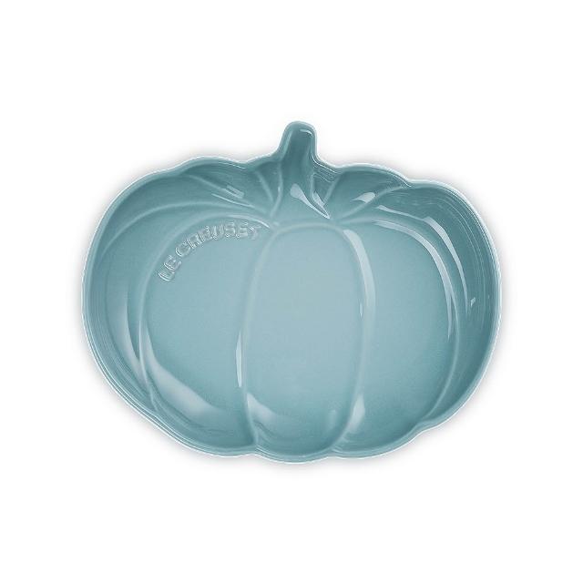 【Le Creuset】瓷器南瓜盤-中(海洋之花)