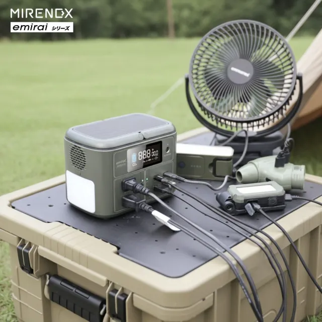 【MIRENEX】emirai NEX430儲能小瓦力PRO！手掌大儲能電站再進化！(戶外防災露營小電站/安全耐用磷酸鐵鋰)