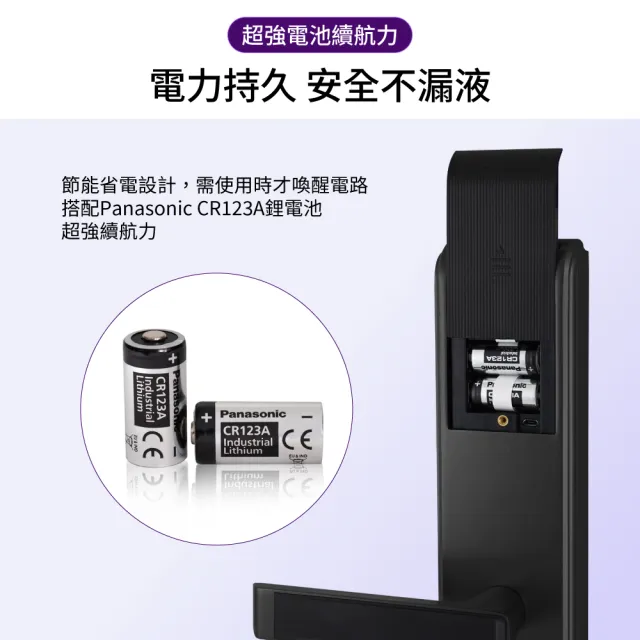【WAFERLOCK 維夫拉克】L396五合一指紋辨識智慧電子鎖(藍牙近端App+指紋+卡片+密碼+鑰匙)