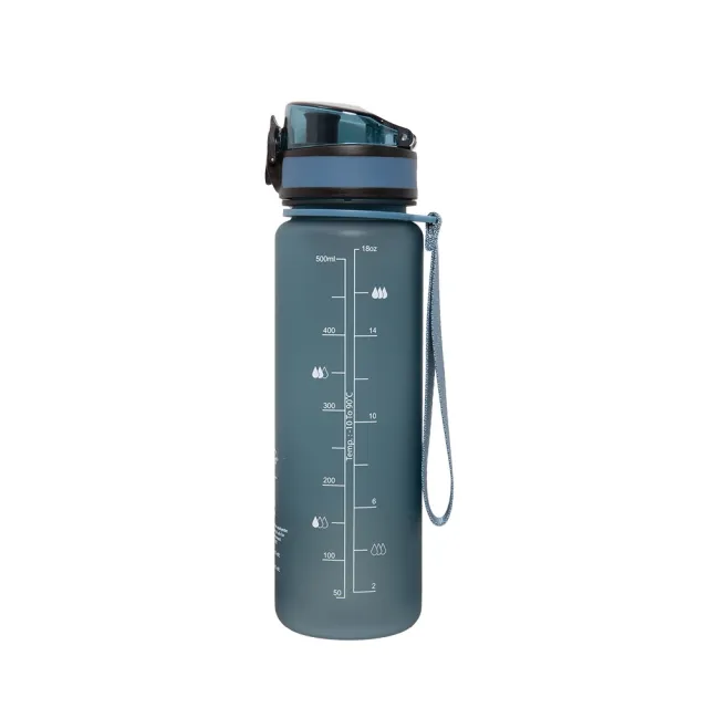 【IMPACT 怡寶】莫蘭迪系列彈蓋兒童水壺/水杯(500ML)-寧靜藍 IM00B15GB