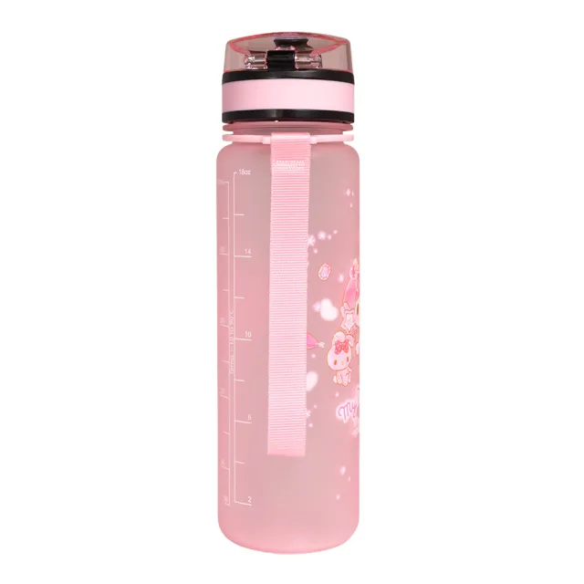 【IMPACT 怡寶】美樂蒂My Melody彈蓋Tritan水壺/水杯/水瓶(500ML) 附提繩-粉紅 IMMYB01PK