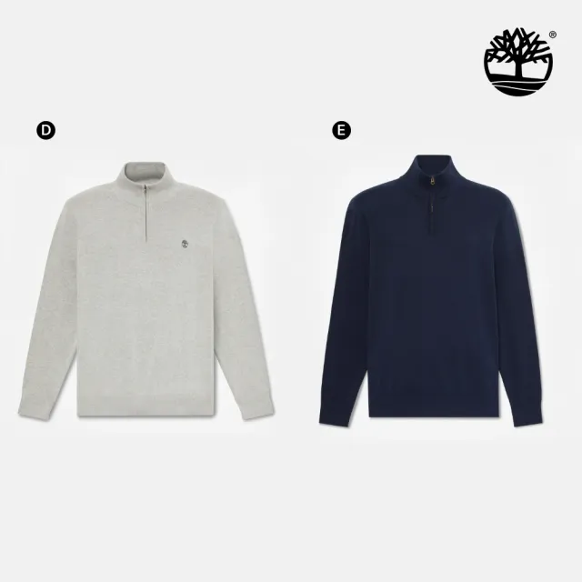 【Timberland】精選長袖上衣 圓領上衣 拉鍊毛衣 中性/男 (多款任選)