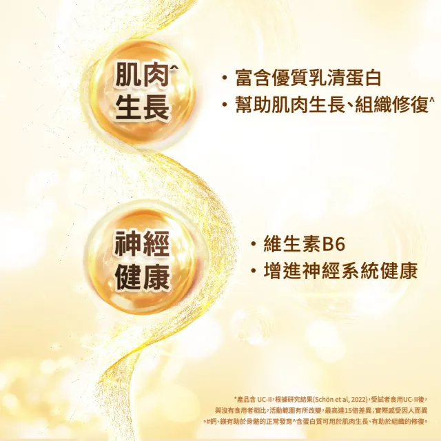 【挺立】UCII全效行動精華粉 2入組(22入/盒-骨骼強健 關鍵靈活 肌肉生長 神經健康 隨身包裝 香草牛奶風味)