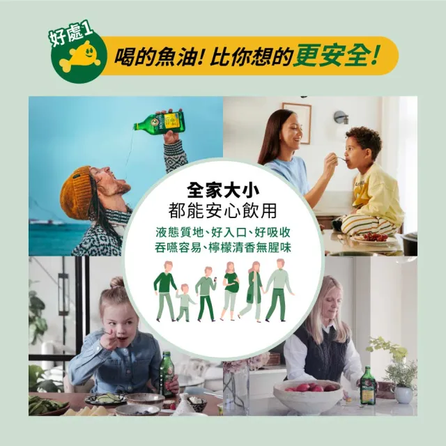 【MOLLER’S】最新效期 睦樂鱈魚肝油250ml-檸檬風味共兩瓶送日安玩美水純醇機能飲X10包