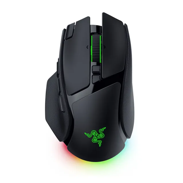【Razer 雷蛇】巴塞利斯蛇 Basilisk V4 Pro 無線電競滑鼠 - 黑色 (RZ01-05670100-R3A1)
