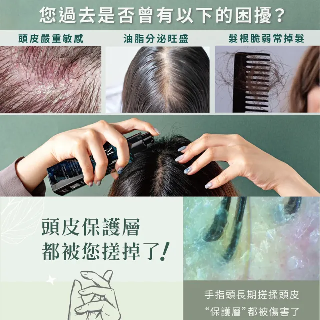 【MG瑪格諾莉雅】頭皮淨化洗髮養護組(北極重生水頭皮精華液+三效合一低敏香氛洗髮精)