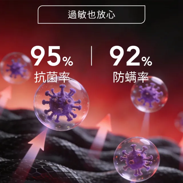 【Andy Bedding 安迪寢具】第四代抗菌石墨烯發熱被 雙人(防蹣抗菌 保暖 冬季必備棉被 被胎可水洗 台灣製造)