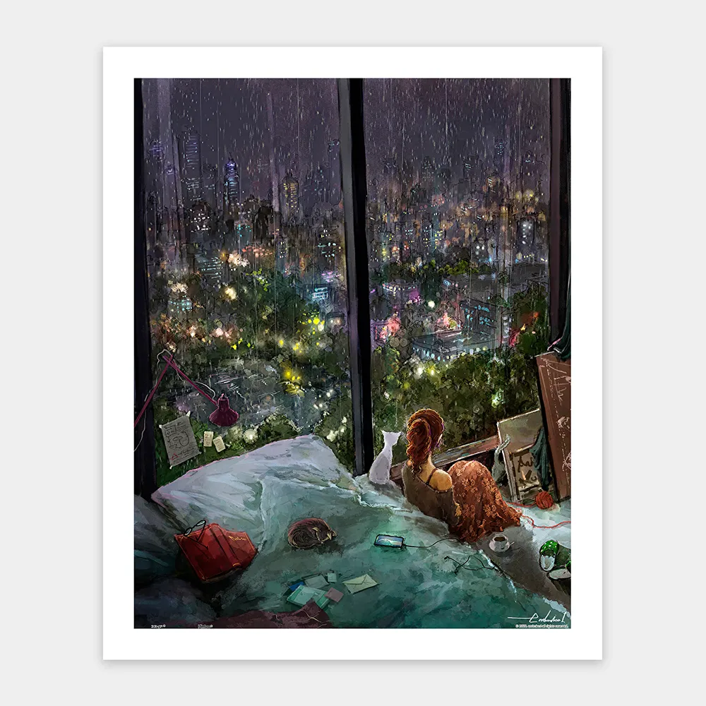 【Pintoo】endmion1 - 雨夜 - 拼圖500片