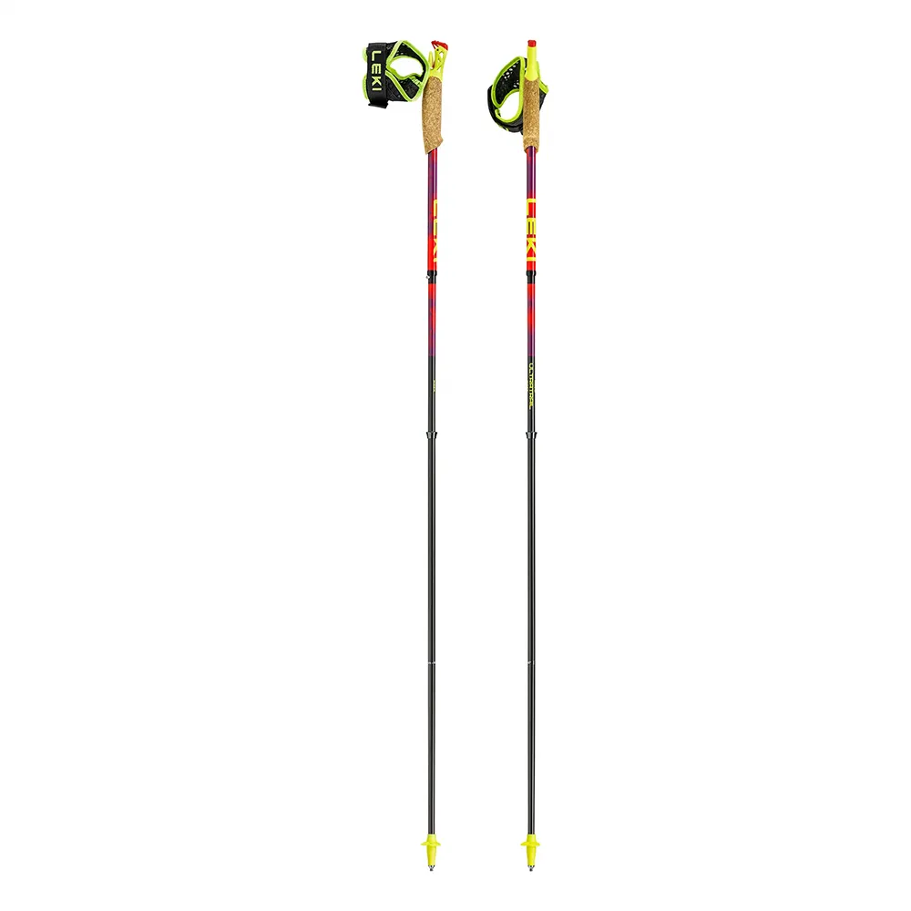 【LEKI】Ultratrail FX.One SL 單一長度碳纖維折疊越野跑杖 1對 六種長度 65625841-2