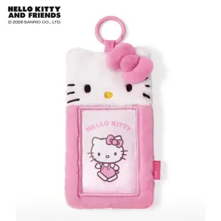 【SANRIO 三麗鷗】雙11 正版授權Hello Kitty凱蒂貓毛絨交通票卡夾證件套證件包(閨蜜女兒女友生日聖誕交換禮