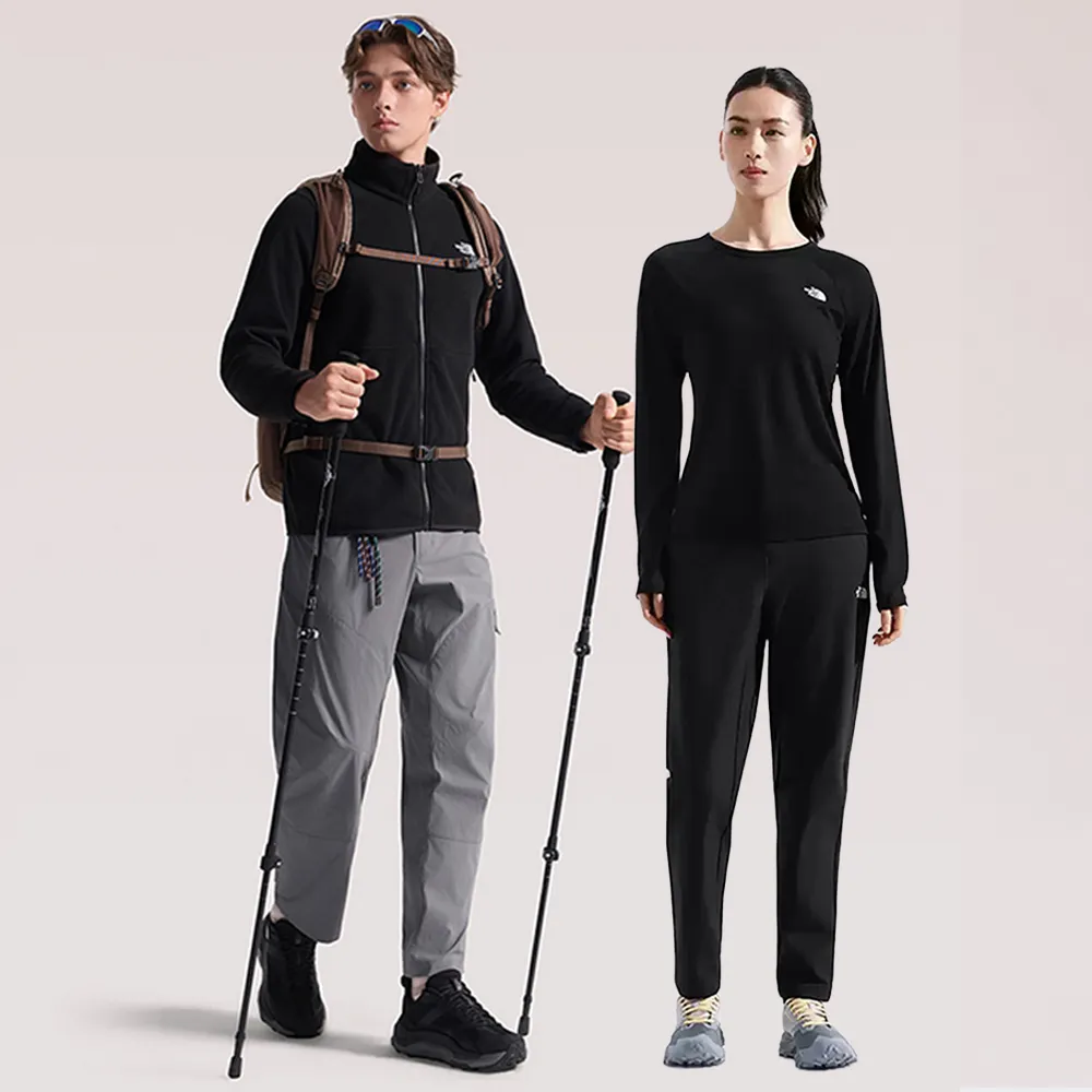 【The North Face】男女款防潑水百搭舒適機能休閒褲(多款任選)