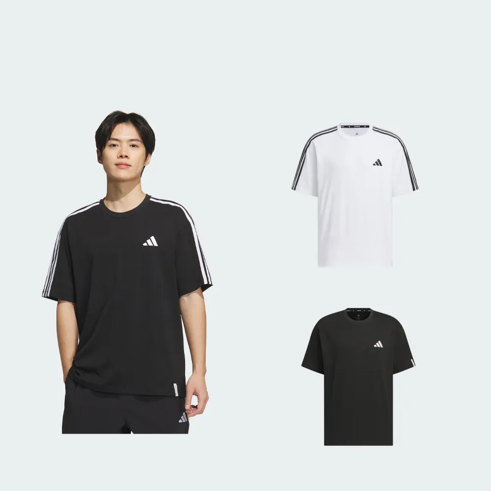 【adidas 愛迪達】休閒運動短袖上衣 T恤 棉質 男(多款任選)
