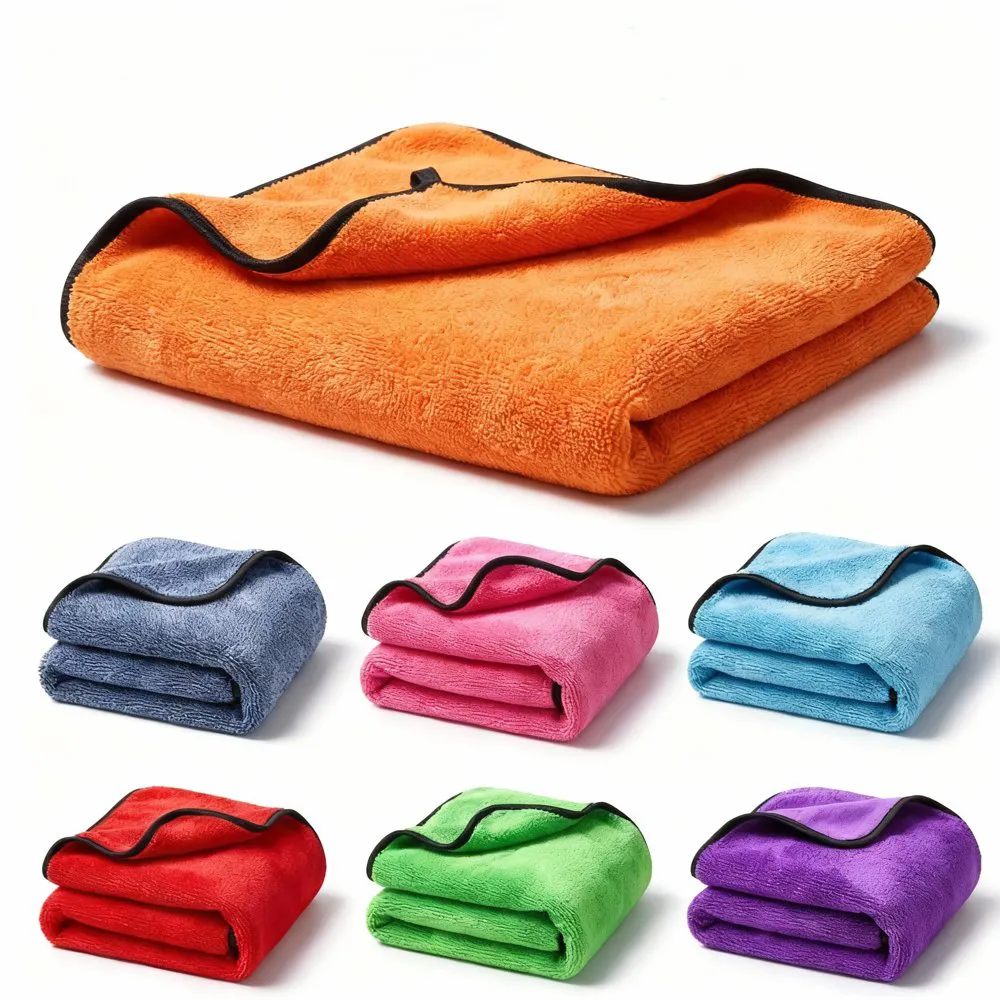 【MorTer】蝌蚪布 洗車毛巾 60x90cm-雙面 彩色 (擦車布/吸水布/蝌蚪吸水布/蝌蚪毛巾/加厚毛巾/擦車巾)