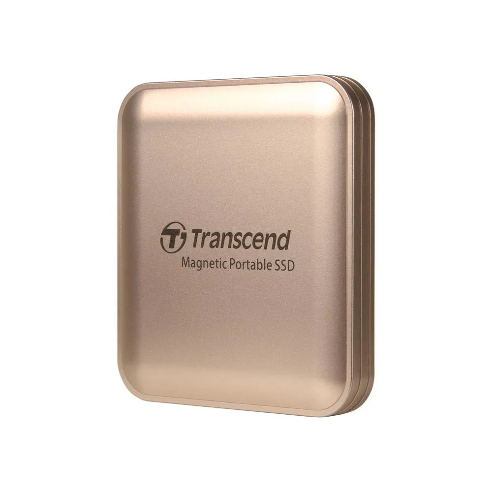 【Transcend 創見】ESD420 2TB Type C MagSafe 磁吸外接SSD行動固態硬碟 演唱會神器 -香檳金(TS2TESD420G)