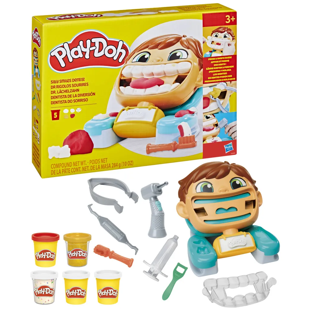 【PLAYDOH 培樂多】黏土系列(快樂小牙醫遊戲組)