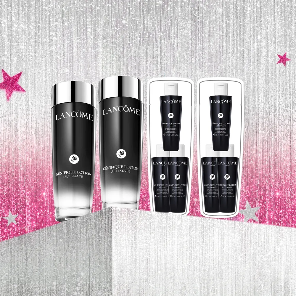 【LANCOME 蘭蔻】超極限肌因精華露150ml雙入組 官方直營(LANCOME/小黑水/抗老/膠原精華/化妝水/買一送一)