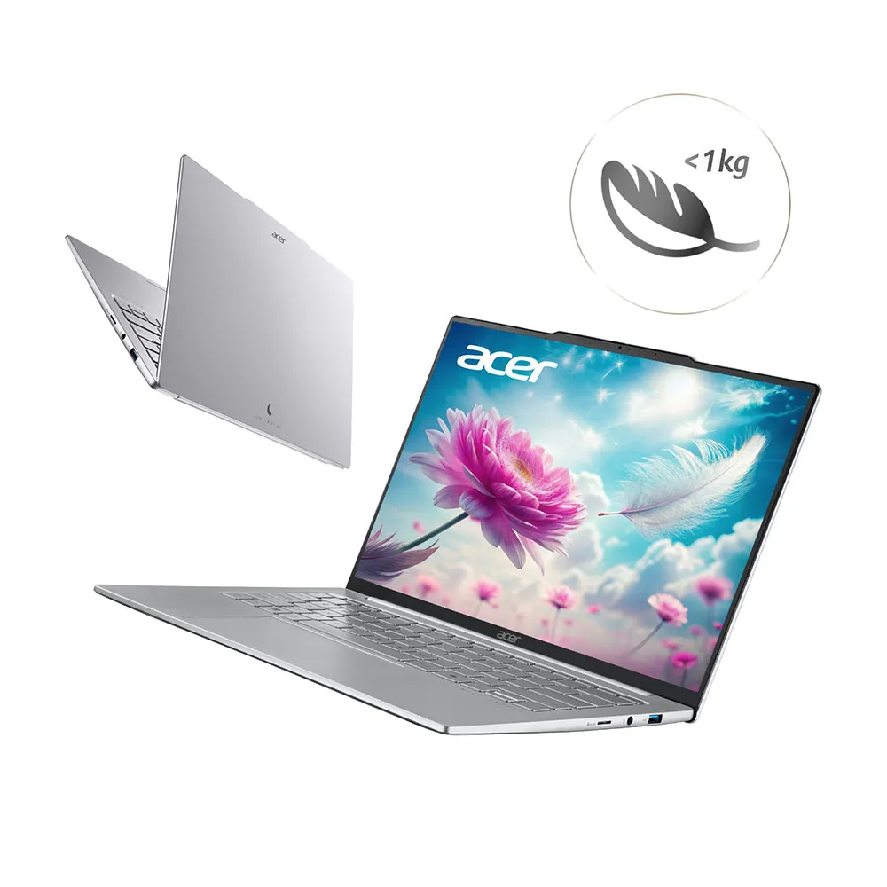 【Acer】微軟M365組★14吋極致輕薄AI筆電-浮光銀(Swift Air/SFA14-71M-55BF/Ultra5-125H/16G/512G/W11)