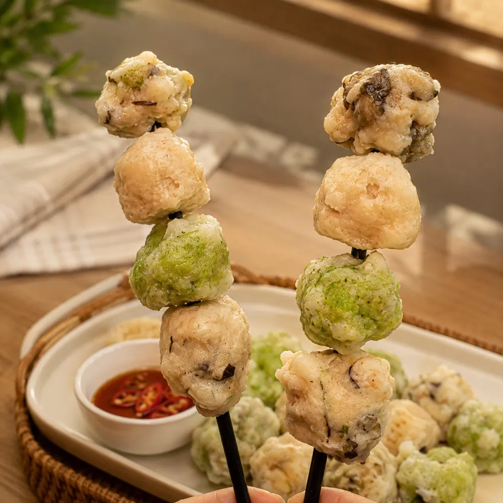 【宏裕行】澎湖手工花枝丸 六包任選組300g-360g/包 (原味/海菜/紫菜/古早味 鍋物 火鍋料 冷凍氣炸)