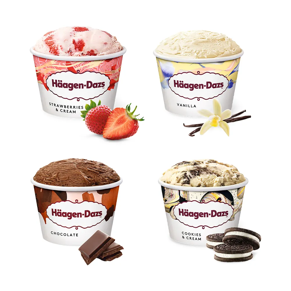 【Haagen-Dazs 哈根達斯】新經典迷你杯16入組