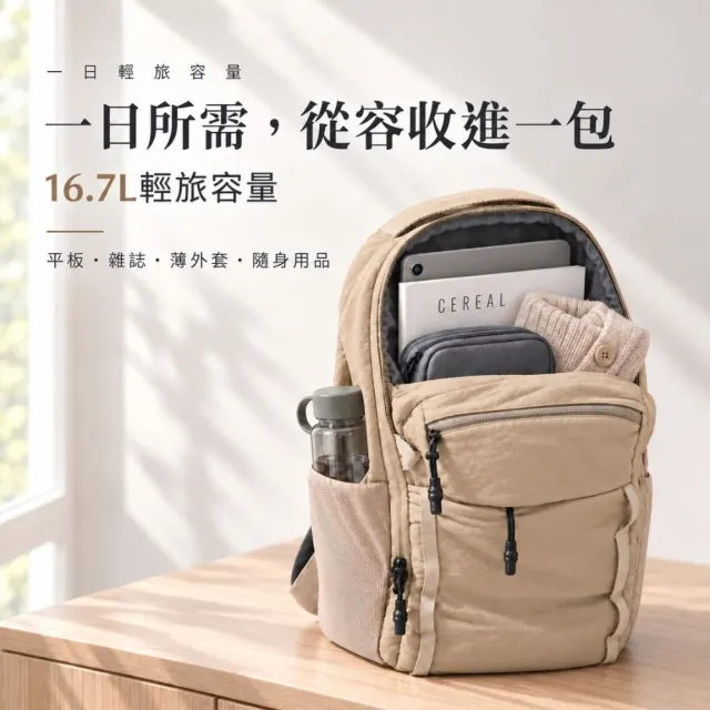 【Dr.Wilds 荒野醫生】雙11 雙袋輕旅後背包|輕量旅行雙肩包 涼感 後背包 雙肩包 輕量 旅行包