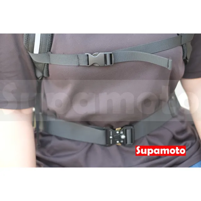 【Supamoto】機車後座背帶―雙肩帶金屬扣款(兒童安全帶/乘客/打瞌睡/騎士)