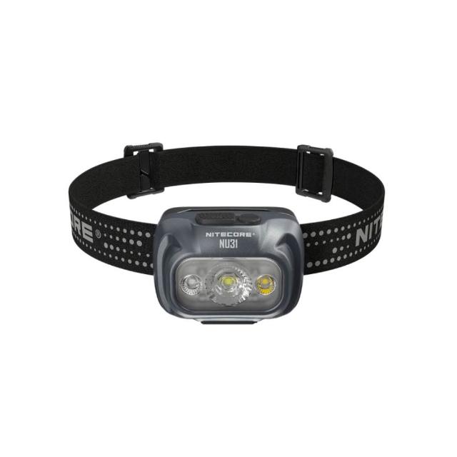 【NITECORE】錸特光電 NU31 三光源全能金屬頭燈(550流明 145米 USB-C充電 登山輕量頭燈 紅光 LED充電頭燈)