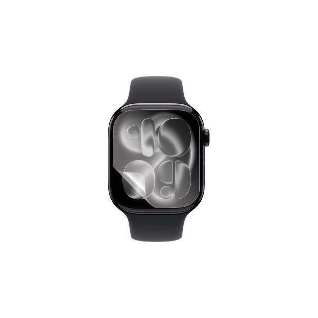 【o-one】Apple Watch Series 12 手錶螢幕保護貼 兩入組 全新升級(輕微刮痕自動修復)
