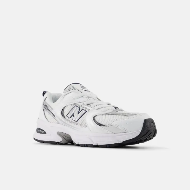 【NEW BALANCE】530系列 大童鞋 女款 白色 休閒鞋(GZ530SB1)