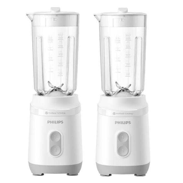 【Philips 飛利浦】活氧迷你果汁機_HR2510/01_超值2入組