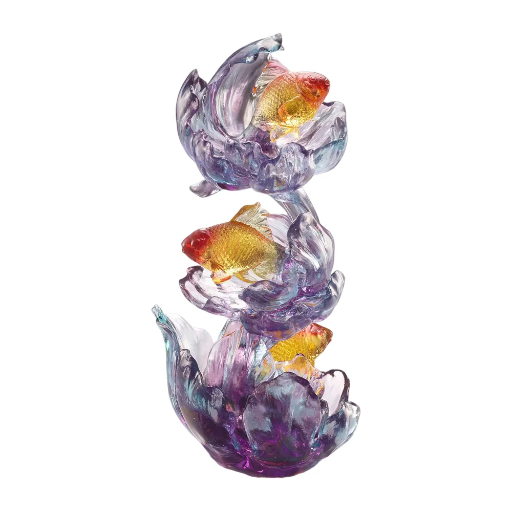 tittot 琉園】花開有餘(琉璃/藝術品/贈禮/送禮/擺飾/牡丹/金魚) - momo tittot 琉園】花開有餘(琉璃/藝術品/贈禮/送禮/擺飾/牡丹/金魚) - momo