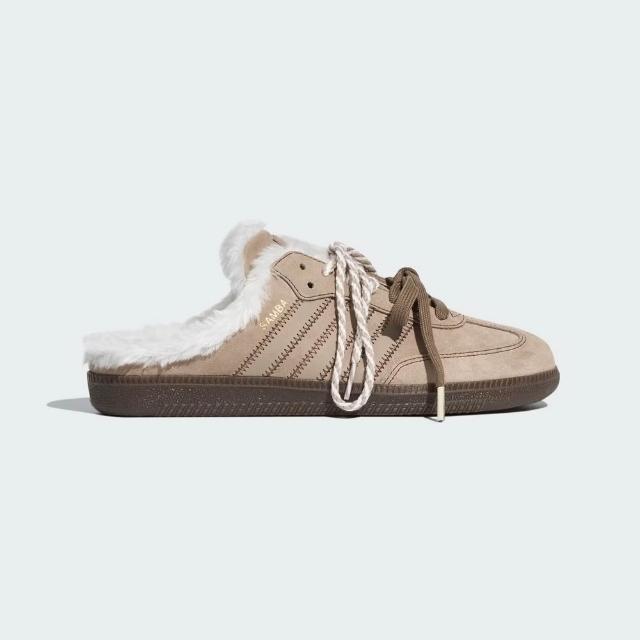 【adidas 愛迪達】SAMBA OG 穆勒鞋 HP5055 女鞋 ORIGINALS休閒鞋 毛絨內裡設計