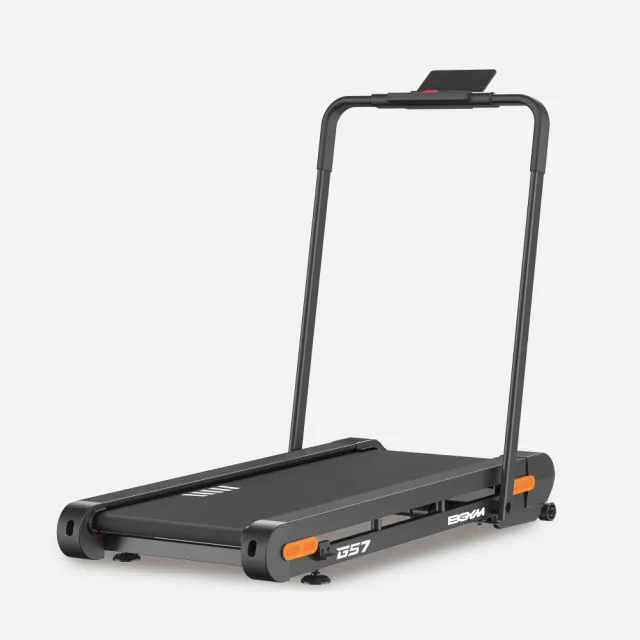 【BGYM 比勁】G57智能登山走步機-DD07扶手版 (起步走/走路機/健走機/全平放/站立收納/無刷馬達/爬坡機)