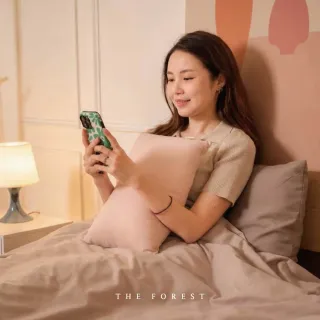【The Forest 癒森林】檸檬草森眠枕禮盒 枕頭＋天然檸檬草香氛包x2 ( 香氛枕/棉麻枕/生日禮物/送禮首選)